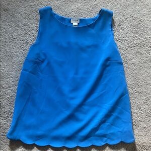 J crew Vibrant Blue Tank Top